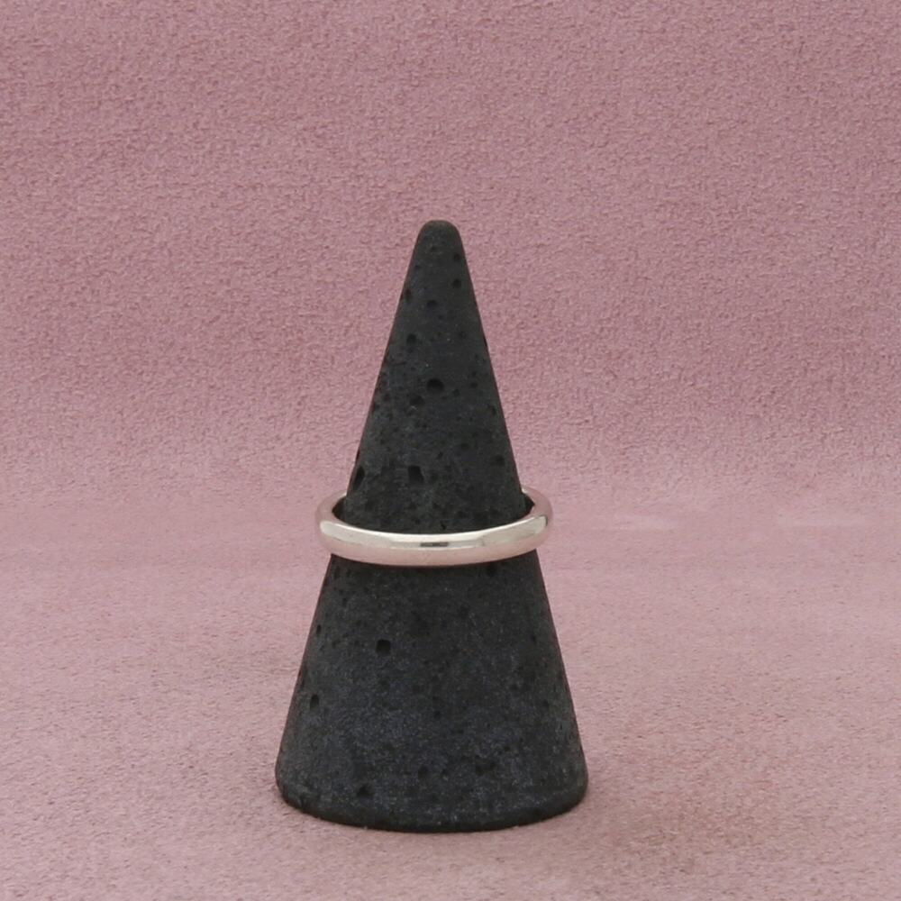 james avery sterling silver smooth stack band ring size 6.5